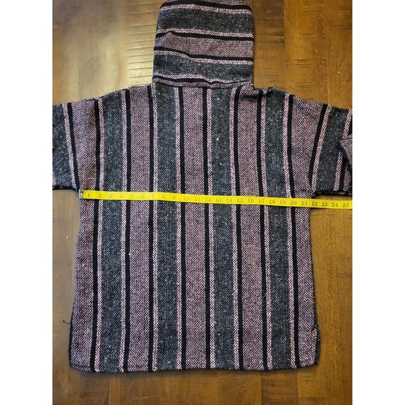 Vintage Molina Baja Hoodie Drug Rug Pullover Size Medium 38-40 - Picture 6 of 8